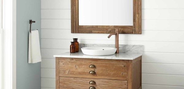 Salle de bain tendance deco brute