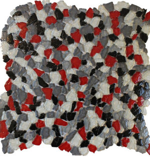 carrelage salle de bain mosaique coloré
