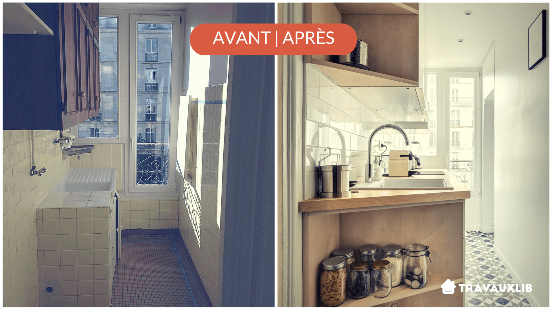 Rénovation d'appartement à paris : avant après travauxlib