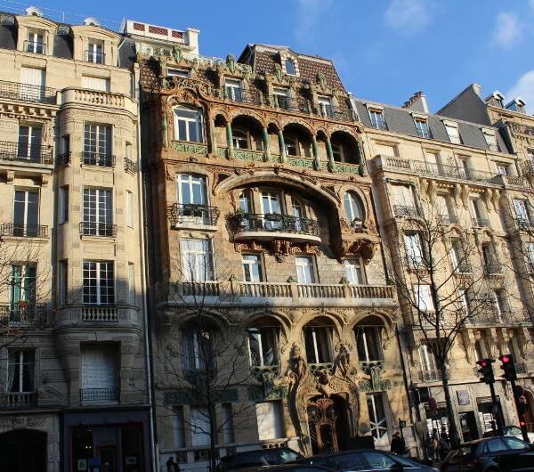 Immeuble de style Art Nouveau à Paris