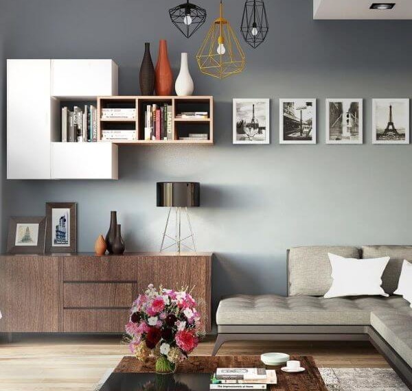 Architecte d'intérieur - Salon moderne aménagé