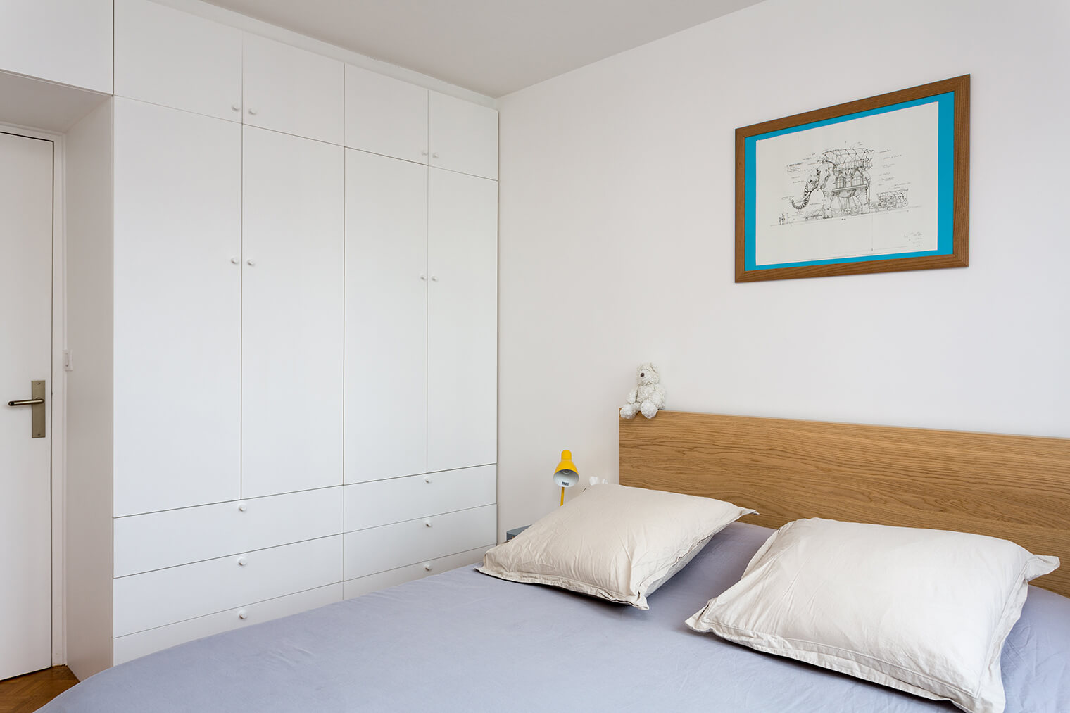 Aménagement dressing sur-mesure dans chambre
