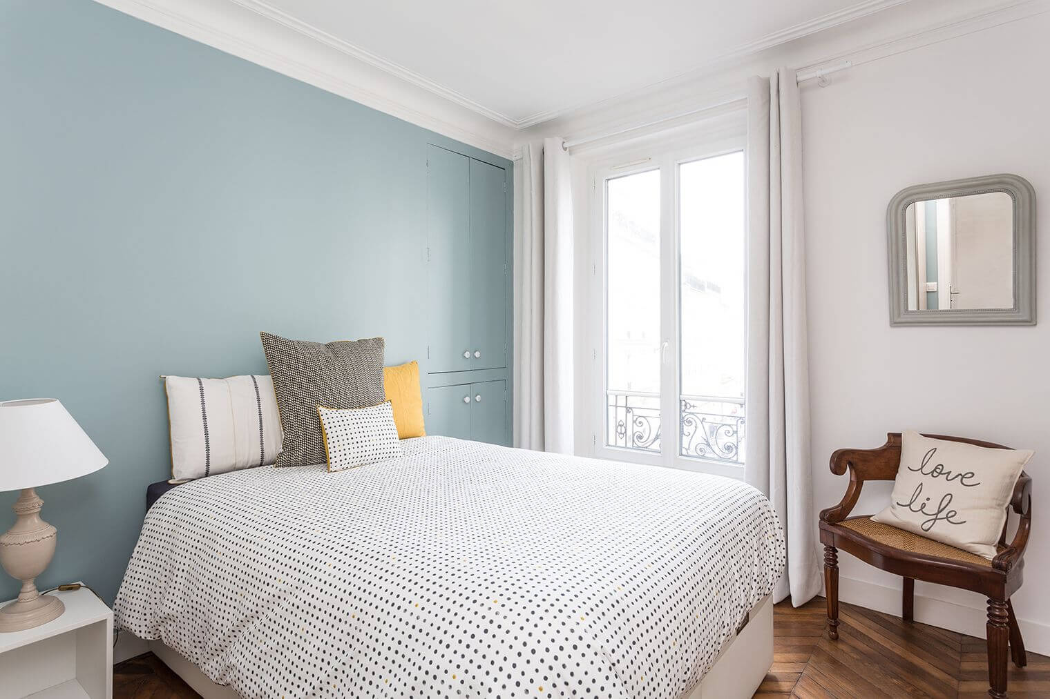 Rénovation chambre appartement haussmannien