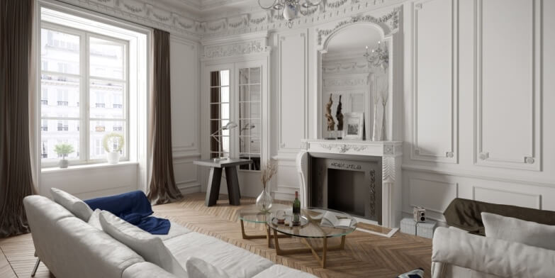 Prix peinture au m² pour un appartement T4 de 75 m²