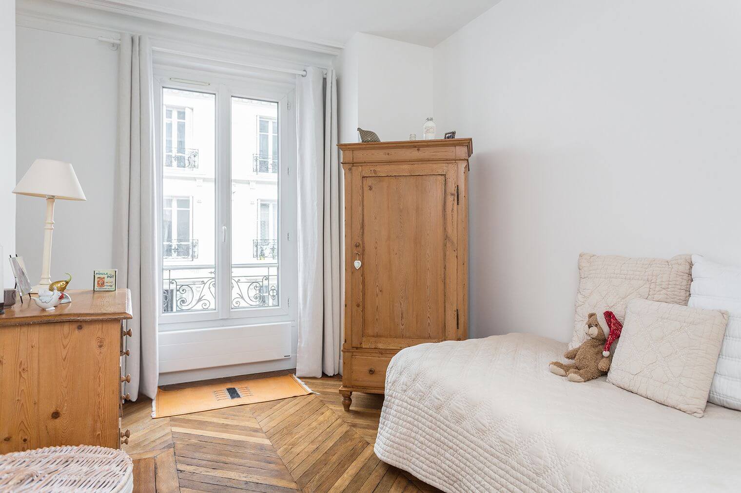 Renovation chambre appartement haussmannien