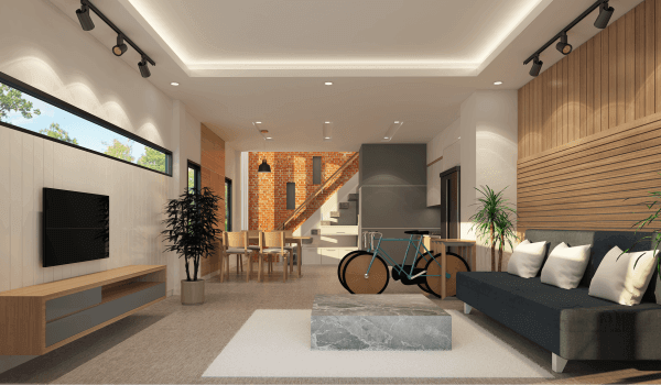 plan 3D d'architecte d'intérieur