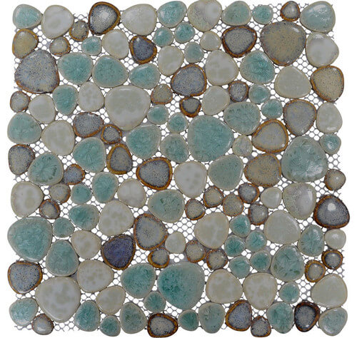 carrelage salle de bain mosaique sol mural