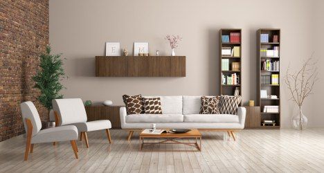 Pose parquet verticale