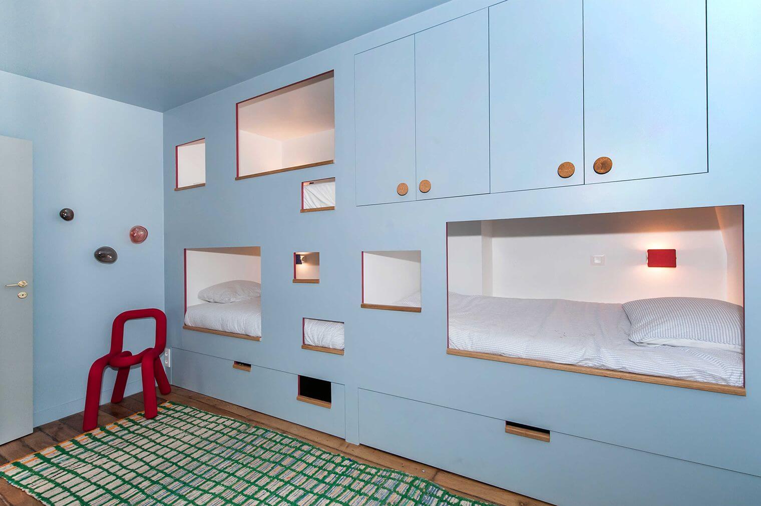 Menuiserie sur-mesure chambre d'enfants
