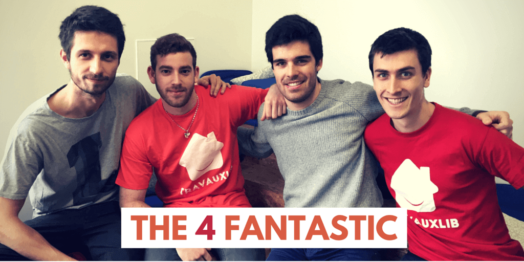 Matthieu Burin, Arnaud Kleinpeter, Clément Legrand, Olivier Georget