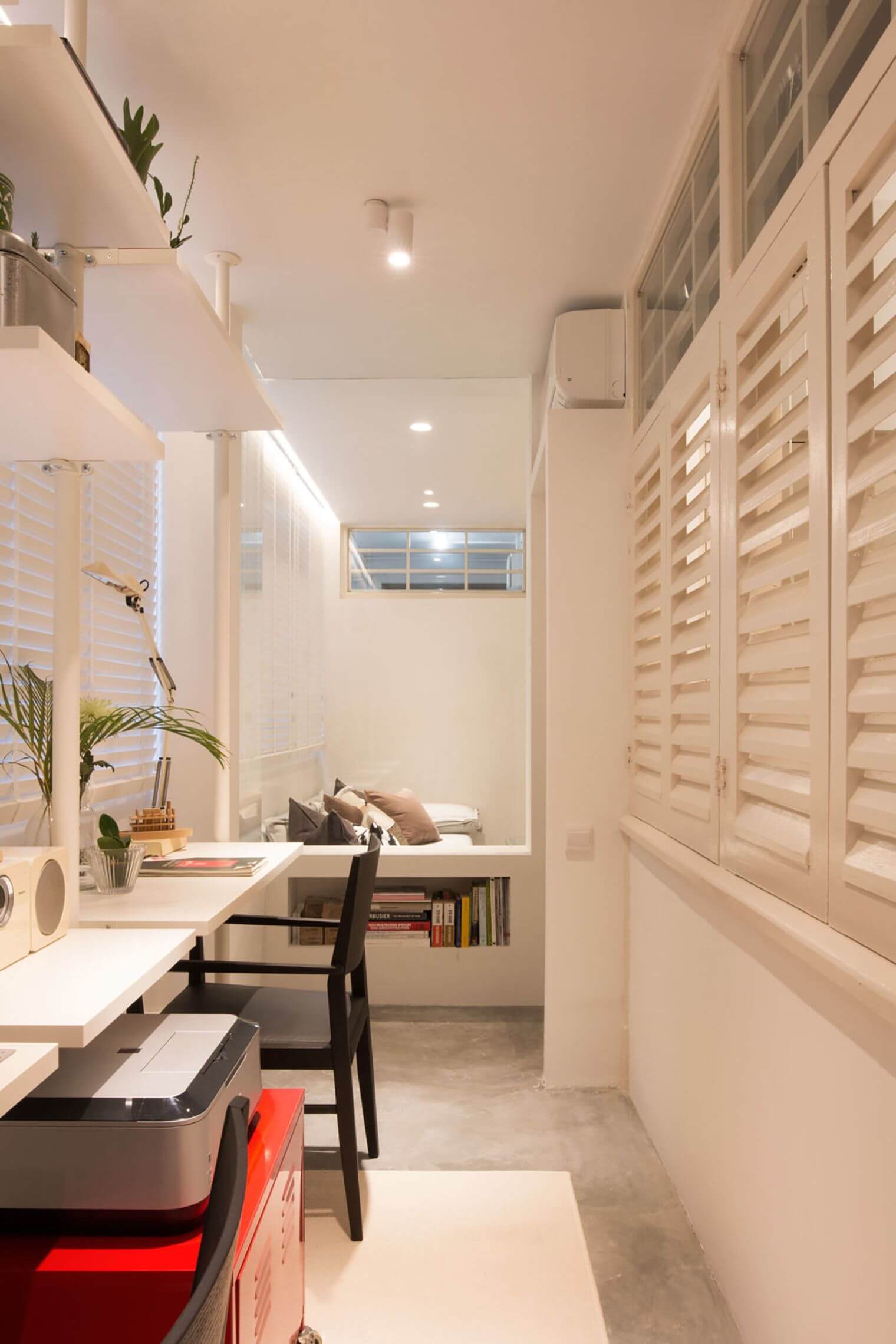 Aménagement espace de travail dans appartement