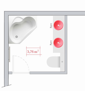Plan agencement salle de bain 5m2