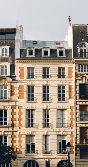 Façade d'immeuble ravalée