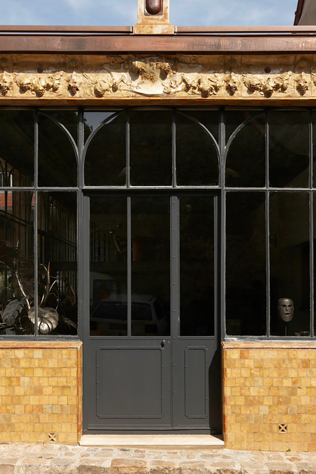 Façade du show-room rénové
