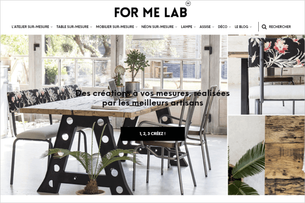 Parrainage Travauxlib - Meubles sur-mesure For Me Lab