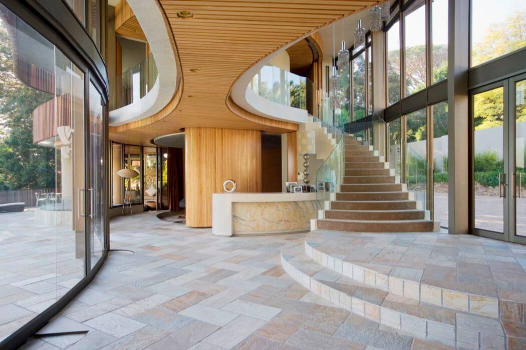 Maison d'architecte aux courbes audacieuses